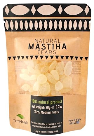 Chios Mastic Mastix erzeugt von Mastixerzeugern (20gr mittelgroße Tränen)