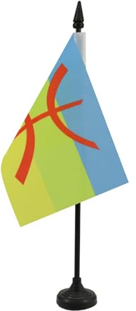 AZ FLAG Bordsflagga Kabylien 15x10 cm Kabylisk 100D Polyester Plastfot