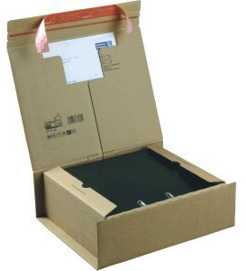 Colompac 10 x Versandkarton 460x310x160mm selbstklebend braun