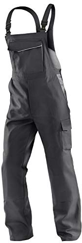 KÜBLER Workwear | IDENTIQ cotton Arbeitslatzhose | anthrazit/mittelgrau | Größe 64