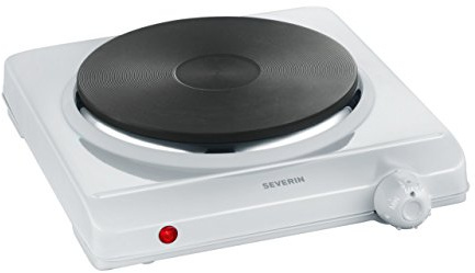 Severin Table stove with 1500 W of power KP 1091, Stainless Steel, White Colour