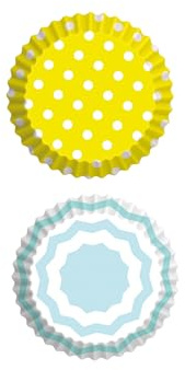 Pedrini pirottini in carta colorati per alimenti (diamtro 5 cm, 60 pezzi)