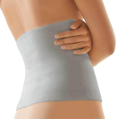bort 106600 small silber CLIMACare Leibwärmer mit 44% Angora, 1 stück, small, silber