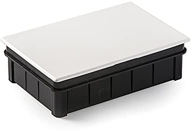 FAMATEL – Wasserdichte Abzweigdose IP30 | Deckel mit Krallen | Ohne Kegel | 160x100x50 | Grau