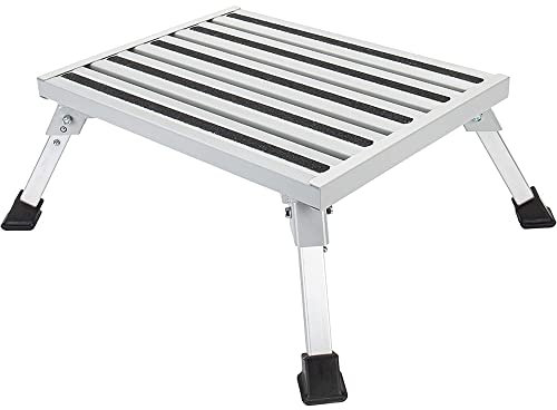 Camco 43677 Alu-Hocker mit ausklappbaren Füßen