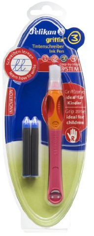 Pelikan griffix Tintenschreiber pink für Rechtshänder