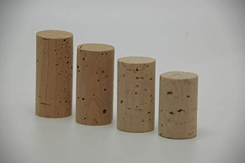 100 Stück Steril Korken 45 x 24 mm 1. Klasse - Premium Naturkorken – Hochwertige, lebensmittelechte Weinkorken für sicheren Flaschenverschluss – Ideal für professionelle Winzer und Hobbyweinmacher