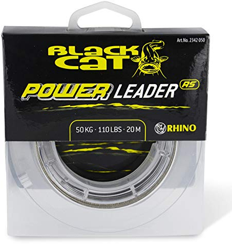 Ø1,40mm Black Cat Power Leader 20m 150kg,330lbs