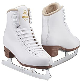 Jackson Ultima Excel Figure Skates for Women and Girls in White| Olympian Quality Ice Skates | Misses Size-2.5 | JS1291..025