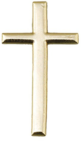 Efco Kreuz Wachs Dekoration, Gold Brilliant, 22 x 40 mm