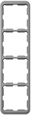 Simon 75640-35 placa de pared y cubierta de interruptor Gris