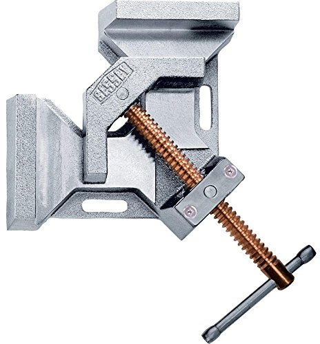 BESSEY Metallwinkelspanner WSM9, Spannweite 2x90 mm Durchgang 60 mm, Stabile Backen und Grundkörper aus hochwertigem Guss, Gewicht 3,58 Kg