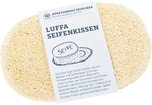 REDECKER 693500 Luffa Seifenkissen, Oval