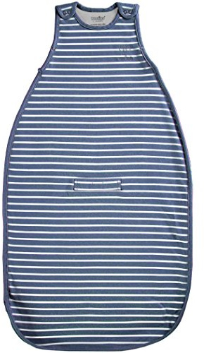 Woolino Saco de Dormir 4 Estaciones - Lo último en lana merina Saco de dormir - Saco de Dormir con Cremallera Ajustable en Dos Direcciones de Tamaño Universal para Bebé (2-24 Meses) - Azul marino