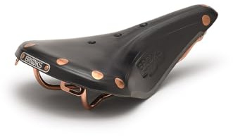 Brooks England B17 Special, Handmade Leather Bike Saddle With Hand-hammered Copper Rivets, Black, One Size