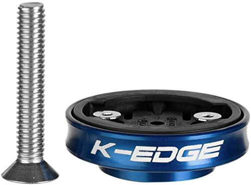K-Edge Unisex – Erwachsene Garmin Gravity Halterungen, Blue Anodize, One Size