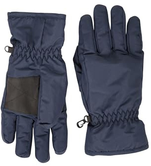 Mountain Warehouse Womens Ski Gloves - Snowproof, Textured Palm, Fleece Lined Warm Glove - For Skiing, Snowboarding & Outdoors Navy L