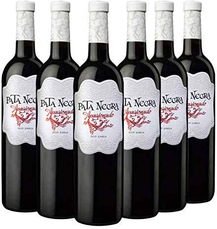 Pata Negra Apasionado - Vino Tinto D.O Jumilla - Caja de 6 Botellas x 750 ml