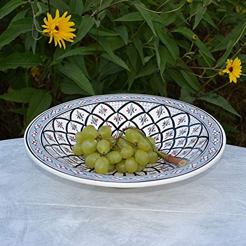 Plat Tebsi Bakir gris - D 37 cm