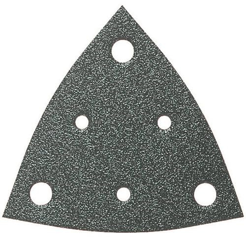 FEIN 63717109035 Deltaschleifpapier-Set mit Klett, gelocht Körnung num 60, 80, 120, 180, 240 Eckmaß 80 mm 1 Set