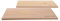 SANTOS XL Grillbrett, 2er Set - Zedernholzbretter zum Grillen - 100% Rote Zeder - 30x15cm - Räucherbrett/Räucherplanke aus Rot-Zeder