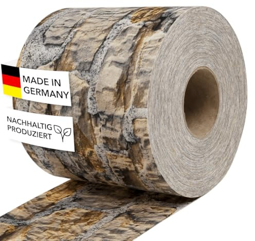 Zaundruck Sichtschutzstreifen Polyester - nachhaltiger Sichtschutz für Doppelstabmattenzaun - Motiv Windschutz 26 m x 19 cm - Sichtschutz-Rolle - Münsterland