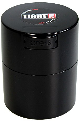 Tightpac America, Inc. Vacuum Sealed Container luftdichter Behälter, Kunststoff, Solides Schwarz, .29-Liter/9-Fluid Ounce