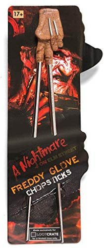 Nightmare On Elm Street Horror Freddy Krueger Glove Chopsticks Krüger Essstäbchen Stäbchen