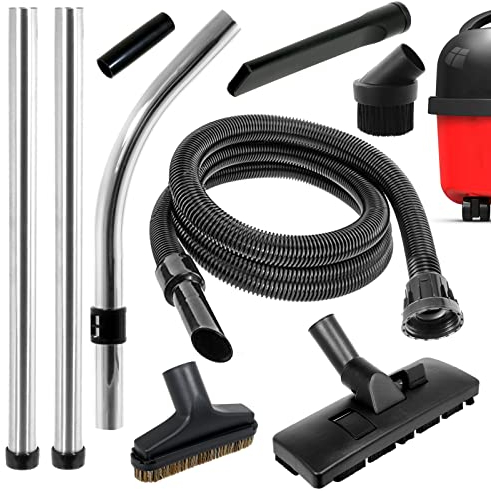 Spares2go Hoover Hose Tool Brush Kit for Numatic Henry Micro HVR200M-22 Xtra HVX200a Turbo HVR200T Vacuum Cleaner (1.8m)