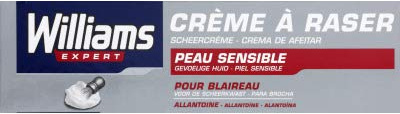 Williams Crème à raser pour blaireau peau sensible - Le tube de 100 ml