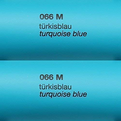 6,03€/m² Rapid Teck® Matt Folie - 066 Tuerkis Blau - Klebefolie - 5m x 63cm - Folie Matt Plotterfolie - Klebefolie selbstklebend - auch als Moebelfolie -Dekofolie