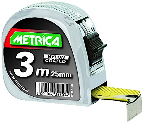 Metrica 38503 Flessometro Professionale, 3 x 25 mm