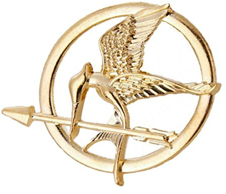 The Hunger Games Spotttögel Brosche Spottjay Anstecker Katniss Goldton