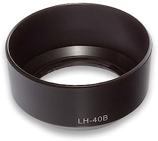 vhbw Paraluce compatibile con Olympus M.Zuiko Digital 45mm 1:1,8 37 mm obiettivo nero, plastica, rotondo, 7 cm
