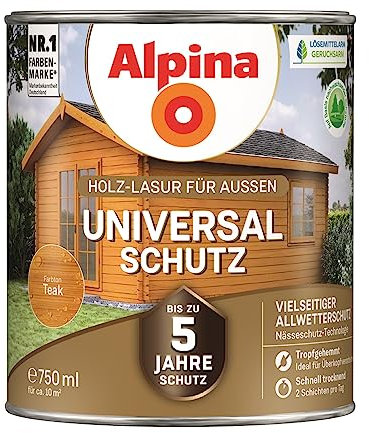 Alpina Universallasur teak 0,75 Liter