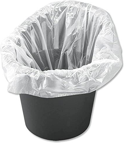 5 Star Facilities Bin Liners Light Duty 40L Capacity White (Pack of 1000)