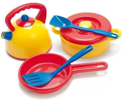 Kinder Haushaltsspielzeug Topf, Pfanne, Kessel für Rollenspiele - nachhaltig von Dantoy