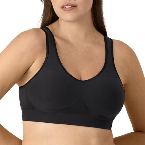 Bali womens Comfort Revolution Shaping Wirefree Df3488 bras, Black, Medium US