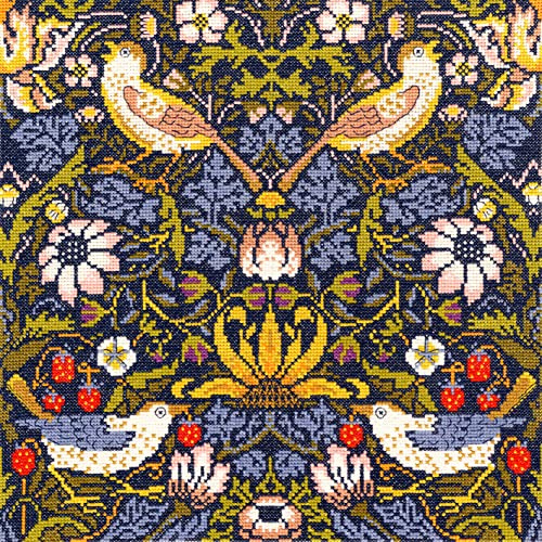 Bothy Threads Cross Stitch Kit - Strawberry Thief