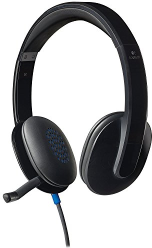 Logitech H540 USB Computer Headset Wired Head-band Office/Call, W128212098 (Wired Head-band Office/Call center Black)