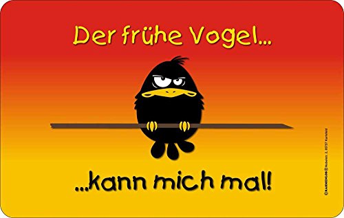 Der frühe Vogel - Frühstücksbrettchen - Resopal Brettchen