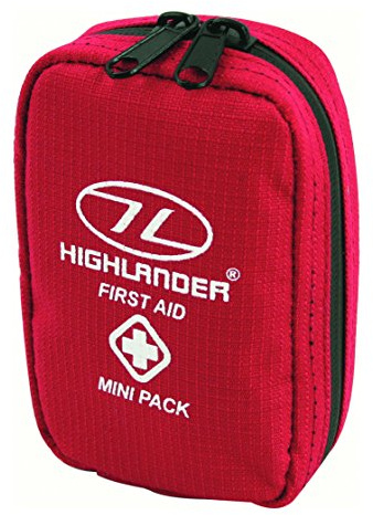 Highlander Mini First Aid Pack - Red