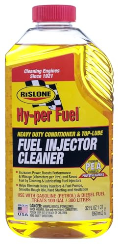 Rislone 4732 Fuel Injector Cleaner with Upper Cylinder Lubricant, 32 oz