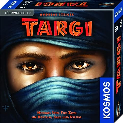 KOSMOS 691479 Targi, Spiel für Zwei, Brettspiel, Gesellschaftsspiel, Spiele für 2 Personen, Strategiespiel