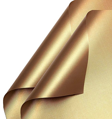 2 St¨¹ Antihaft-Grillmatten, wiederverwendbar, goldfarben, Koch- und Backmatte, Grillmatte f¨¹r drauen