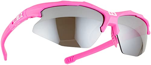 Bliz Hybrid Small Sportbrille, matt pink-smoke silver