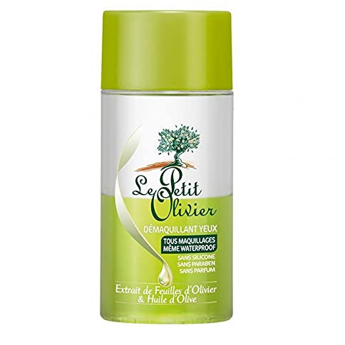Le Petit Olivier Démaquillant Yeux Extrait de Feuilles d’Olivier & Huile d’Olive 125ml (lot de 3)
