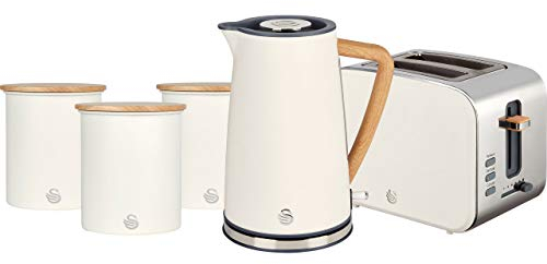 Swan Nordic STRP3025WHTN Kettle and Toaster Set - White