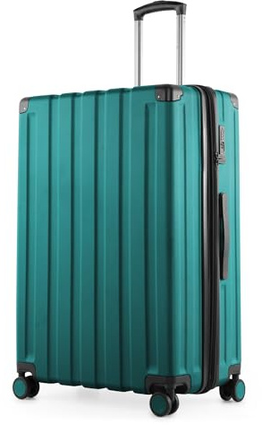 Hauptstadtkoffer Q-Damm - Großer Hartschalenkoffer, TSA, 4 Rollen, Check-In Gepäck mit 6 cm Volumenerweiterung, 78cm, 133 Liter, Aquagrün | ABS-Hartschale · TSA-Zahlenschloss · Erweiterbar · 4 Rollen · Austauschbare Ersatzteile · Aufgabegepäck · Urlaub · 2-3 Wochen