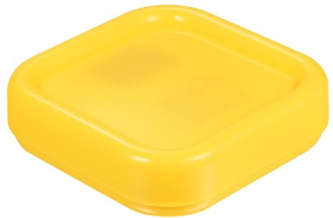 sourcing map Cuscino magnetico per spille, quadrato, in plastica, per cucito, progetti fai da te, giallo